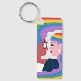 Chaveiro O amor é o Dia de os namorados do Orgulho do Amor