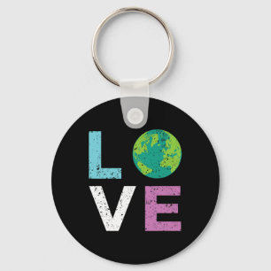 Chaveiro O Amor E O Estilo De Vintagem Da Terra No Dia Da T