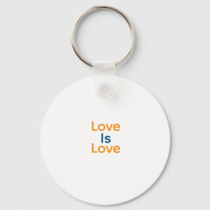 Chaveiro O amor é o gay do orgulho cor azul laranja do LGBT
