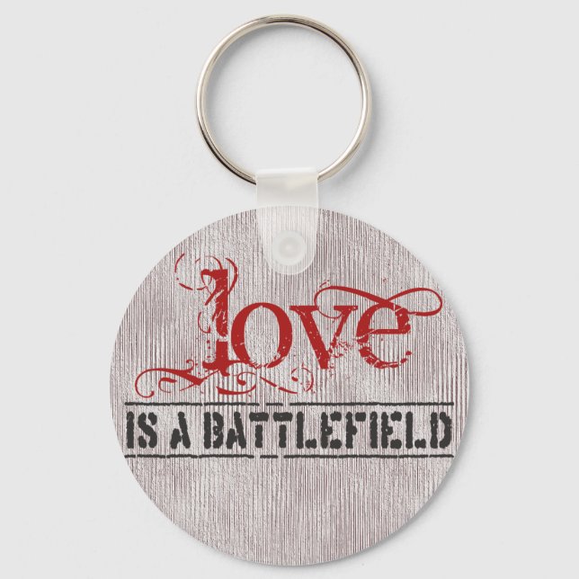 CHAVEIRO O AMOR É UM CAMPO DE BATALHA (Frente)