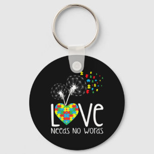 Chaveiro O Amor Não Precisa De Palavras Autismo Sensibiliza