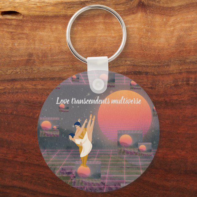 Chaveiro O Amor Transcende Multiverso (Frente)