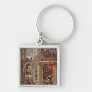 Chaveiro O aviso com St. Emidius, 1486