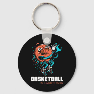 Chaveiro O Basquete É A Minha Diversão Favorita Da Estação