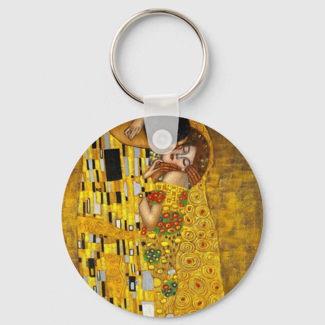 Chaveiro O Beijo De Gustav Klimt (Frente)
