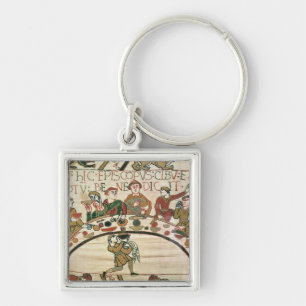 Chaveiro O bishop abençoa a comida e a bebida