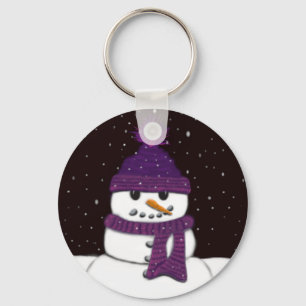 Chaveiro O boneco de neve sem braços