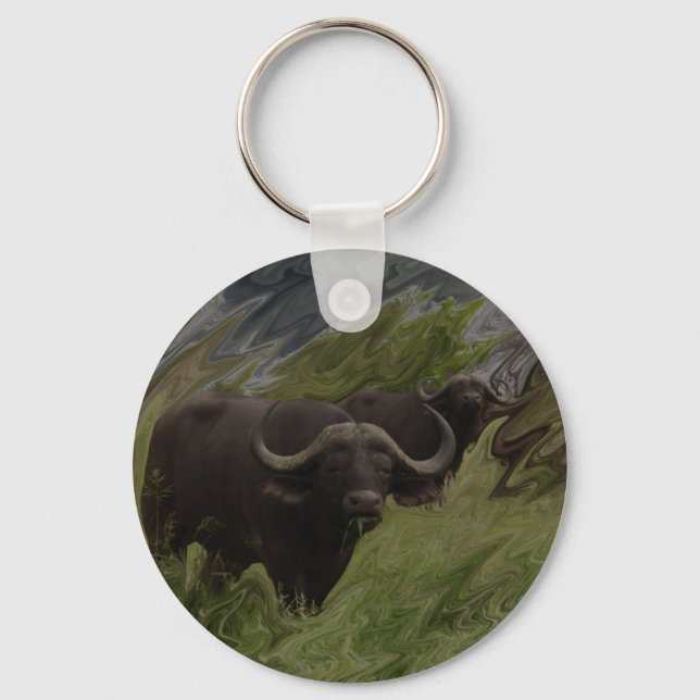 Chaveiro O búfalo africano (Frente)