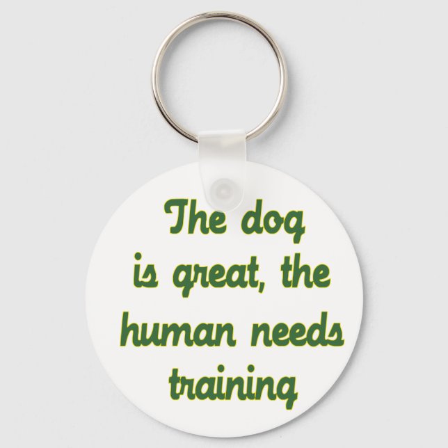 Chaveiro O Cachorro É Excelente (Frente)