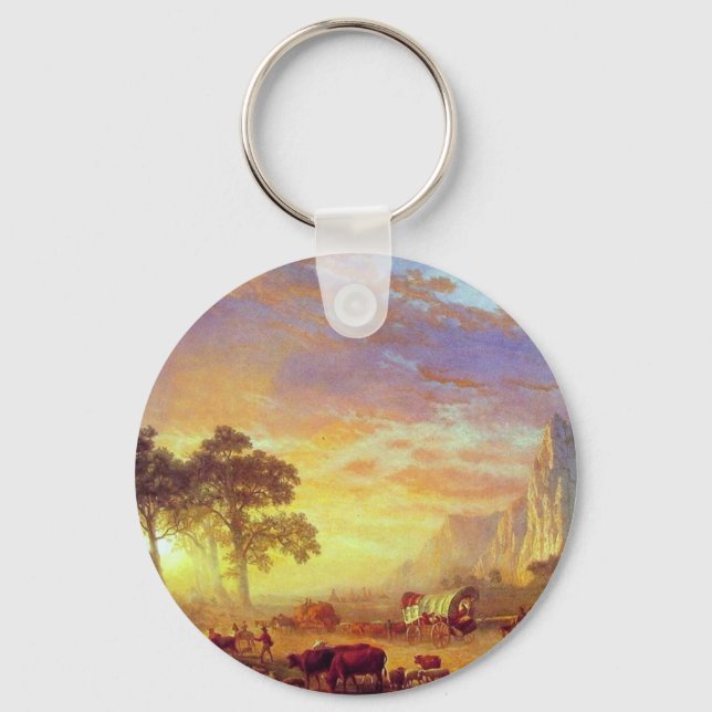 Chaveiro O Caminho do Oregon - Albert Bierstadt (Frente)