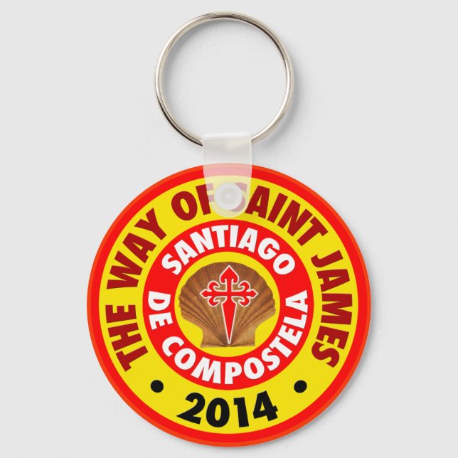 Chaveiro O caminho do Santo James 2014 (Frente)