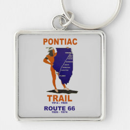 Chaveiro O Caminho Pontiac de Illinois, antes da Rota 66