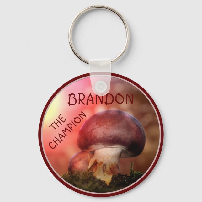 Chaveiro O campion com o champignon (Frente)