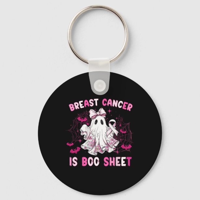 Chaveiro O Cancer Da Mama De Groovy É Uma Cabeça De Sensibi (Frente)