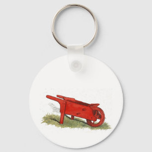 Chaveiro O carrinho de mão vermelho