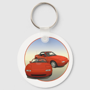 Chaveiro O Carro de Esportes Vermelho da Avenue Art
