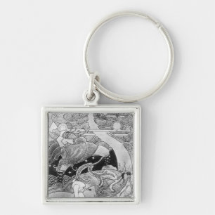 Chaveiro O carvalho enorme é reduzido