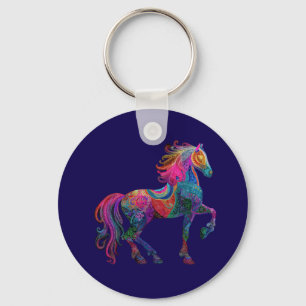 Chaveiro O Cavalo Entalhado