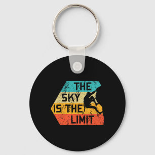 Chaveiro O Céu É O Limite Retro Rock Climbing Vintage C