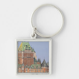 Chaveiro O Chateau Frontenac na Cidade de Quebec, Canadá.