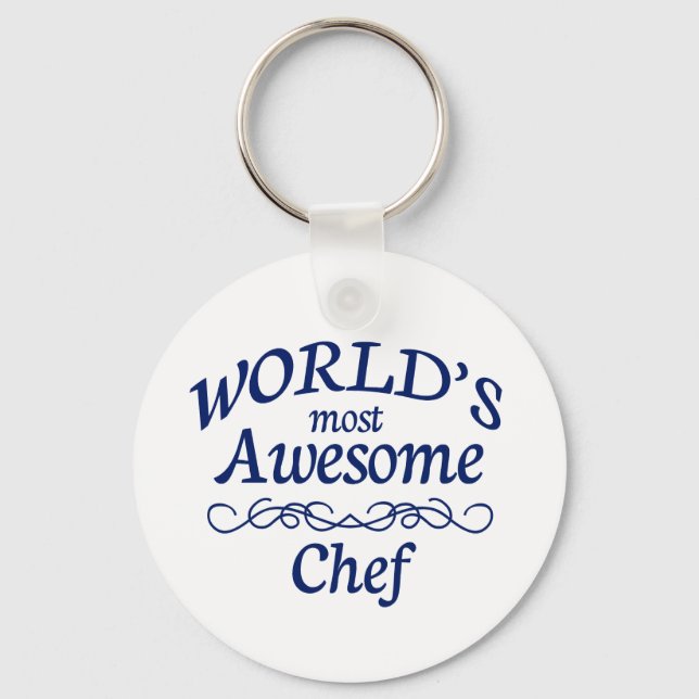 Chaveiro O Chef Mais Incrível do Mundo (Frente)