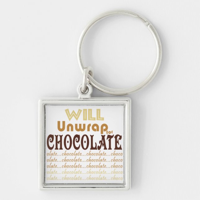 Chaveiro O chocolate desempacota (Frente)