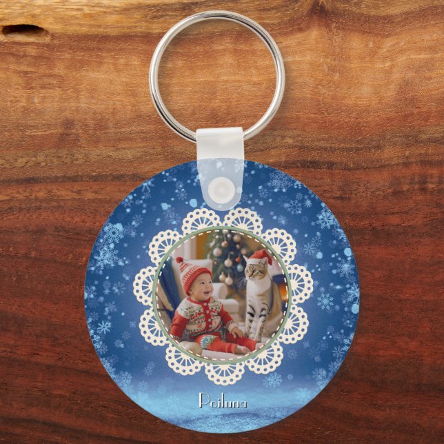 Chaveiro O Círculo Metálico de Poiluna de Natal (Verso)