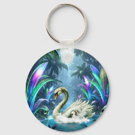 Chaveiro O Cisne das Águas Esquecidas. 