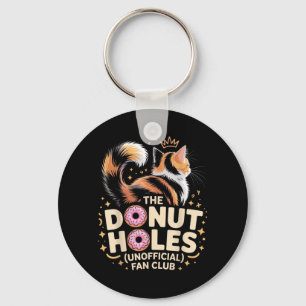 Chaveiro O Clube de Fãs de Buracos de Donut Meme de Gato En