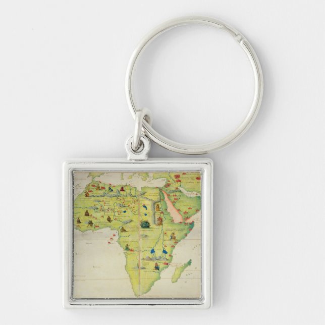 Chaveiro O continente de África (Frente)