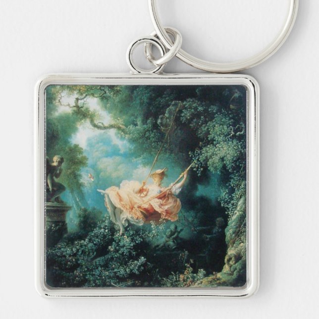 Chaveiro O cor-de-rosa verde SWING (Frente)