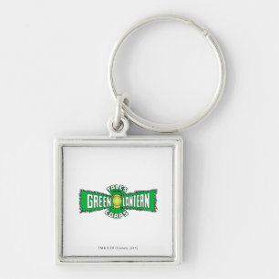 Chaveiro O corpo verde da lanterna - logotipo verde
