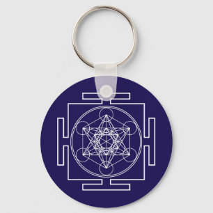 Chaveiro O cubo de Metatron