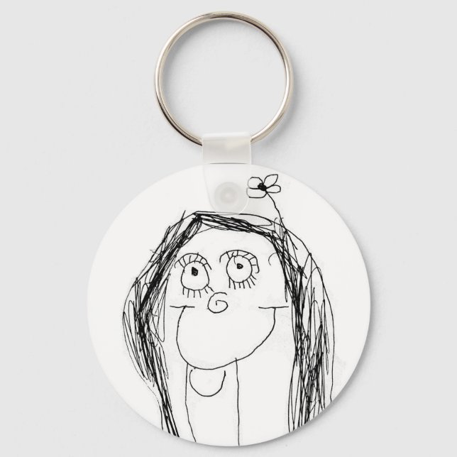 Chaveiro O Desenho do Seu Filho - Presente do Dia das Mães (Frente)