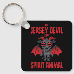 Chaveiro O Diabo de Jersey é Meu Animal Espiritual