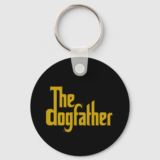 Chaveiro O Dogfather - Pai do Cachorro presente do Dia dos  (Frente)