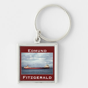 Chaveiro O Edmund Fitzgerald no rio do St. Clair