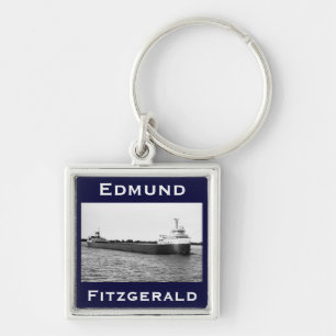 Chaveiro O Edmund Fitzgerald no rio do St. Clair