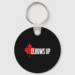 Chaveiro O Elbows Up Canada É Verdadeiro. Norte Forte E Liv