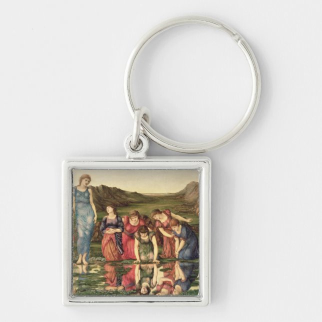 Chaveiro O espelho de Venus, 1870-76 (óleo em canvas) (Frente)