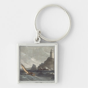 Chaveiro O farol dos longships das terras termina,