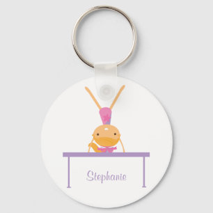 Chaveiro O feixe de equilíbrio personalizado da ginástica