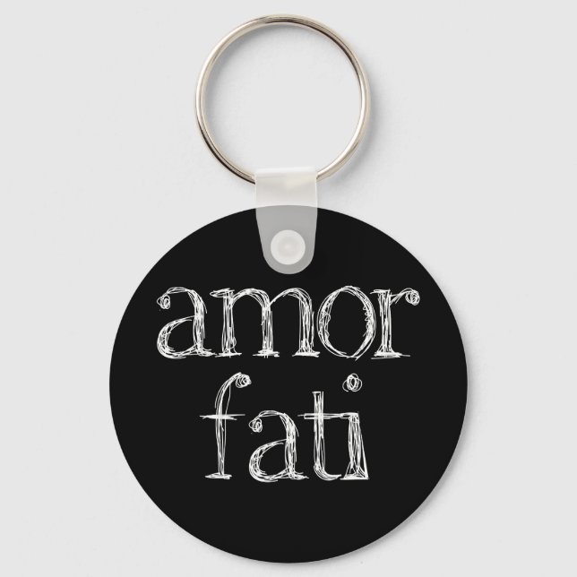 Chaveiro O Filósofo Moderno: Amor Fati (Frente)