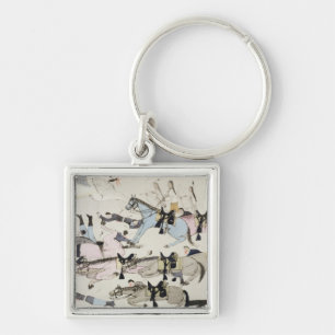 Chaveiro O fim da batalha (tinta no papel)