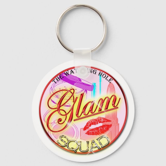Chaveiro O Furo de Água: a cadeia de teclas Glam Squad (Frente)