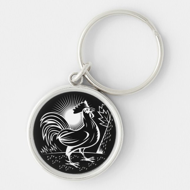 Chaveiro O galo acordar (Frente)