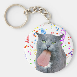 Chaveiro O Gato Da Festa Recebeu Sua Língua?