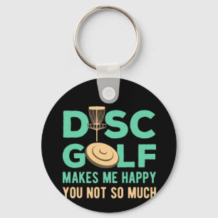 Chaveiro O Golfe de Disco Me Torna Feliz