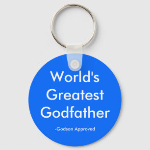 Chaveiro O grande padrinho do mundo, - Godson aprovado