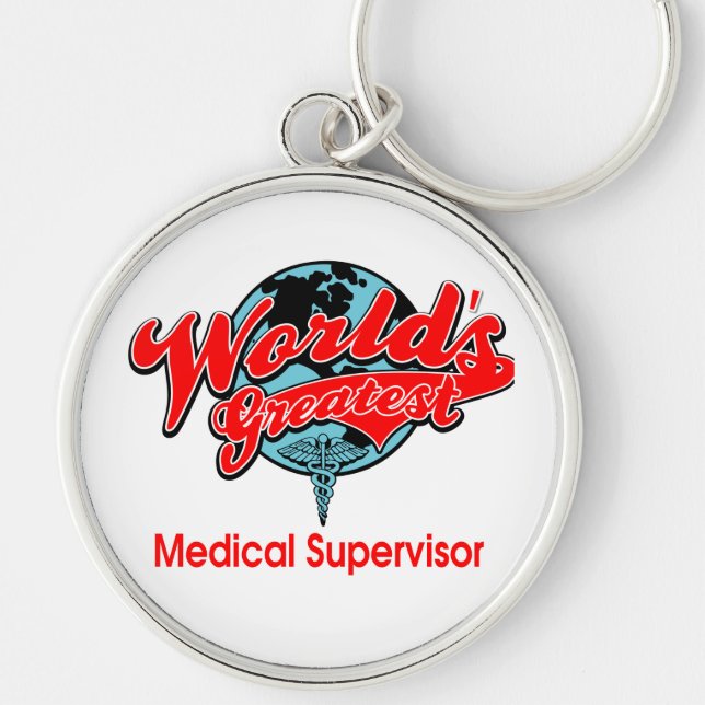 Chaveiro O grande supervisor médico do mundo (Frente)